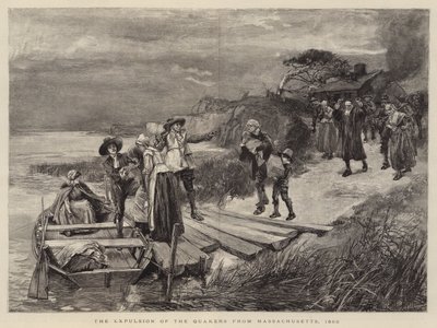 The Expulsion of the Quakers from Massachusetts, 1660 by English School